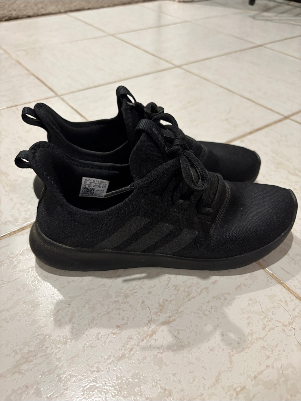 Black adidas sneakers